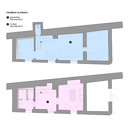 Modern Apartment In A Picturesque 15Th-Century Building Praga Zewnętrze zdjęcie